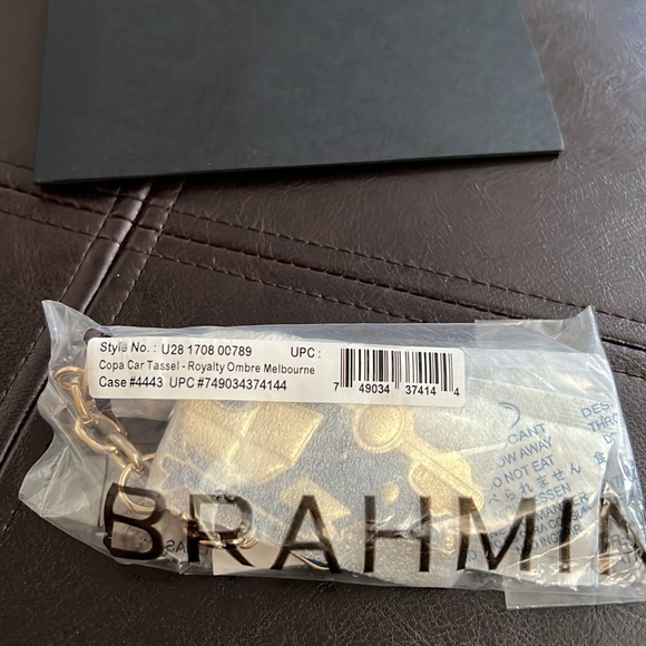 Brahmin Blue Copa Car Tassel - NWT - Picture 5 of 7